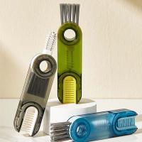 Limpiador de Botella de Cepillo de 360 Grados Herramienta de Limpieza Segura para Chupetes de Cabeza Suave Madre & Bebé - details 5