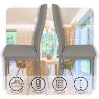 Pack de 2 Sillas de Comedor Tapizadas - Sillas Cocina Tapizadas - Pack Sillas Comedor (Blanco, 2) - details 18