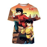 Camisetas con estampado 3D de Anime japonés Lanma para hombre y mujer, camisetas informales de talla grande, deportes callejeros, transpirables de secado rápido - details 4
