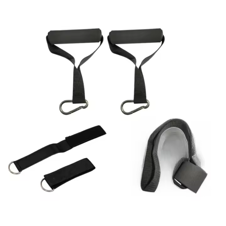Juego de anclajes para puerta de entrenamiento en casa, asas de espuma, correas de tobillo, accesorios de gimnasio - 1