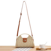 Bolsa de las señoras texturizada premium 2025 popular nicho diseño de papel cuerda tejida bolsa de moda tejida bolsa de mensajero - details 0