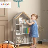 Estantería de Juguetes para Niños de 3 Niveles Organizador de Almacenamiento de 50kg con Techo - details 1