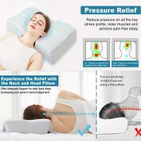 Almohada de soporte para hombro de espuma viscoelástica para dormir, cojín ortopédico para dormir, 1 unidad - details 1