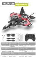 Avión teledirigido S98 de 2,4G con luces LED, planeador con Control remoto, modelo volador, juguetes de espuma EPP, Avión de despegue/aterrizaje con una tecla - details 11