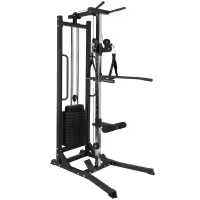 Máquina de Musculación Multiestación Musculación,Maquina Multifuncion Musculacion para Estación de dominadas con Pesas,Maquina Gimnasio para Fitness Gimnasio en Casa, Ejercitar Parte Superior Cuerpo - details 0