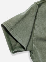 Camisetas lavadas con estampado abierto de sandía para mujer, Camiseta de algodón Y2K, Top holgado de Hip Hop, ropa suave y transpirable - details 45