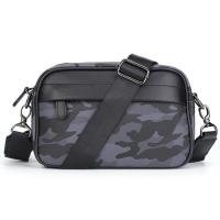 Bolso Cruzado de Hombro para Hombres Cuero PU Diseño a Cuadros Bolso Messenger de Negocios Casual - details 31