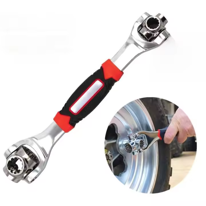 Llave de Tiro de Tigre Multifuncional de 48 Piezas Cabeza Giratoria de 360 Grados - 1
