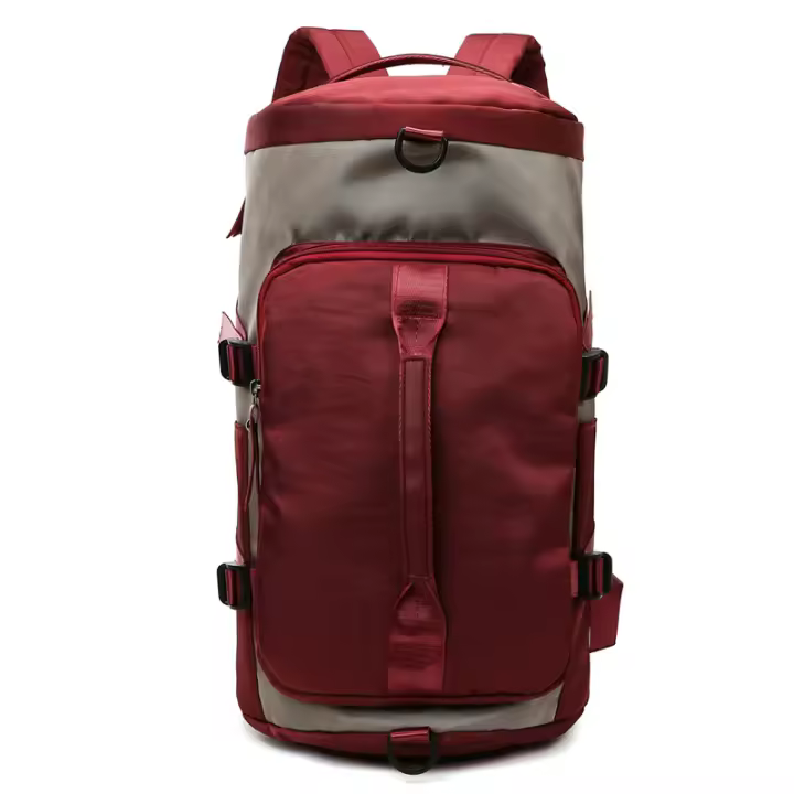 Bolsa De Viaje Impermeable para Deportes Y Fitness, Mochila De Gran Capacidad, Color De La Colisión De Empalme - 1