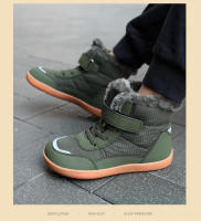 Zapatos de algodón de cabeza ancha para niños, botas de nieve de ocio al aire libre, más terciopelo, botas de algodón gruesas y cálidas - details 7