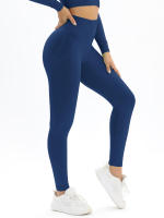 Mallas de Yoga sin costuras para mujer, pantalones deportivos de cintura alta, Leggings de gimnasio, pantalones de entrenamiento de realce, Leggings para correr y Fitness - details 4