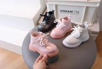 Kids Boots for Girl Fashion Korean Style Breathable Children Short Ankle Boots Non-slip Glitter Thick Bottom Girls Leather Boots - details 1