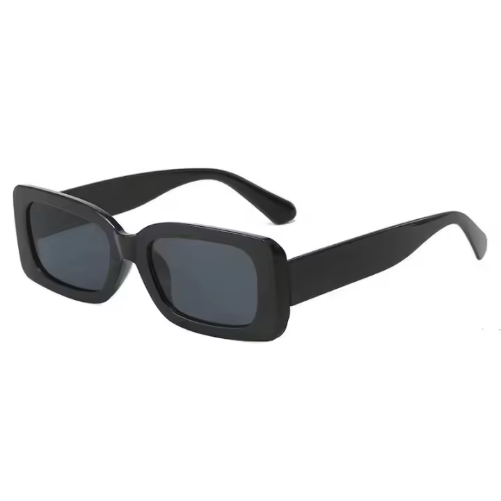 Gafas de Sol con Montura Cuadrada Gafas Negras de Moda para Hombres y Mujeres - 1
