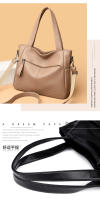Bolsos de hombros Bolsos de mujer Bolsos de mano versátiles de moda Bolsos de mensajero de mano de cuero suave - details 5