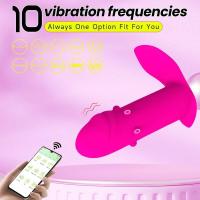 Vibradores consoladores portátiles para mujeres, Control por aplicación Bluetooth, estimulador del punto G del clítoris, masturbador para orgasmo vaginal, Juguetes sexuales para adultos 18 - details 7