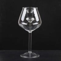 Vidrio transparente 3D, copas de vino tinto integradas, copas de copa de champán, regalo para el hogar, 1 pieza - details 3