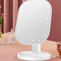 Espejo de maquillaje con luz LED, espejo de escritorio multiusos para baño y dormitorio - details 2