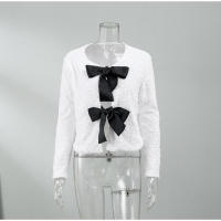 Abrigos recortados con cordones y lentejuelas para mujer, cárdigan Sexy de manga larga con purpurina, elegante, para fiesta - details 11
