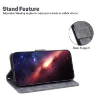 Para Google Pixel 8a Funda con tapa de cuero con estampado geométrico para teléfono tipo billetera - details 0