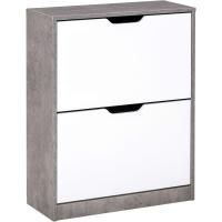 Mueble Zapatero Moderno de 2 Cajones Ajustables Estilo Armario para 8 Pares de Zapatos - details 0