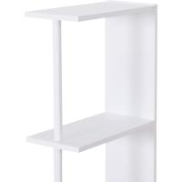 Armario de Baño Moderno Estante Auxiliar con 2 Escriturios, 2 Cajones y Puerta Antivuelco Blanco - details 1