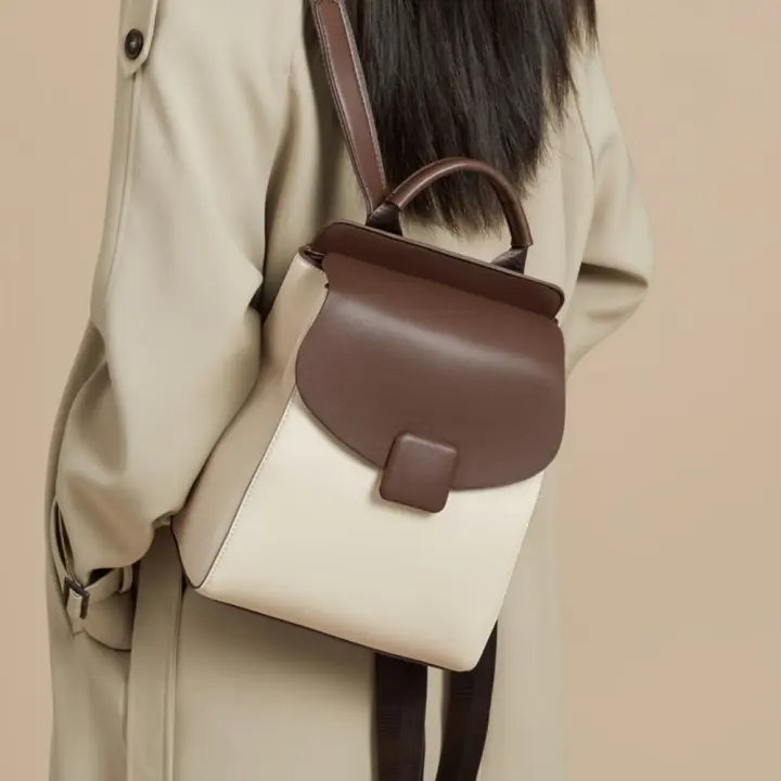 Mochila de estilo extranjero premium 2025 nueva mochila pequeña mochila de viaje de gran capacidad para viajeros de ocio - 1
