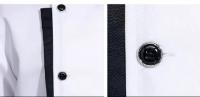 Uniforme de Chef de verano para cocina, Hotel, cafetería, ropa de trabajo de cocina, camisa de manga corta, chaqueta de cocinero para Catering, Tops para hombre y mujer - details 5