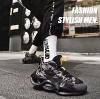Zapatos de hombre reflectantes de moda, deportes de moda y zapatos que aumentan la altura. - details 6