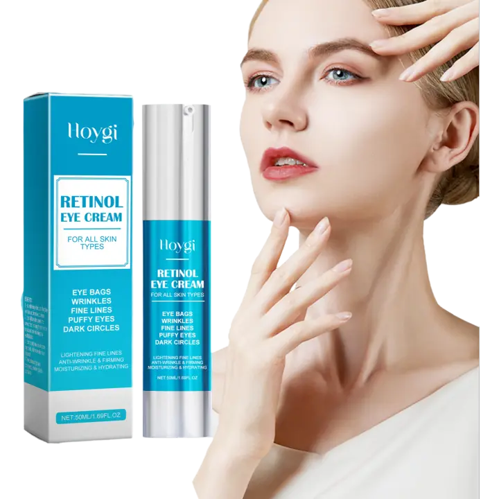 Crema Ligering para Ojos Hoygi 50ml Reafirmante, Iluminador, Anti-hinchazón, Hidratante - 1