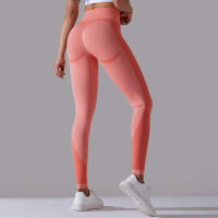 Hamidou-Pantalones deportivos sin costuras para mujer, mallas de Yoga de cintura alta, ropa de gimnasio, entrenamiento de glúteos de burbujas, pantalones para correr, Leggings de gimnasio con levantamiento de caderas - details 25