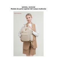Mochila para mujer, Mochila escolar ligera para ir al trabajo, Mochila de tela Oxford, Mochila de gran capacidad, Bolsa de ordenador, Bolsa de viaje de ocio de moda - details 15