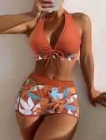 Bañador Sexy de cintura alta para mujer, Bikini de tala grande, traje de baño para playa, novedad de 2024 - details 9