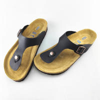 Zapatillas de cuero, zapatos de hombre y mujer con suela suave antideslizante BK, chanclas de bolsa, zapatos de playa de verano. - details 1