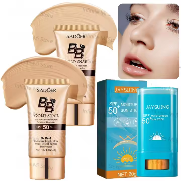 BB Cream Golden Snail Protector Facial SPF50 Hidratante y Corrector - 1