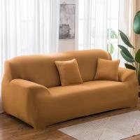 Fundas de Sofá Elásticas de Color Sólido Cubiertas de Muebles para Sala de Estar - details 22