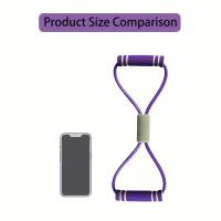 4pcs/set 8-shaped Tension Belt With Handles, Elastic Yoga Resistance Band - details 1