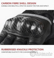 SUOMY-guantes de motociclismo de verano, guantes de Motocross con pantalla táctil, para deportes al aire libre, carcasa de fibra de carbono, guantes protectores para Moto, transpirables - details 3