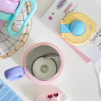 Taza térmica de doble bebida de 900ml, taza con pajita de gran capacidad de acero inoxidable, cómoda Taza Termo portátil que mantiene el frío y el calor - details 9
