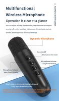 DS-K1 Karaoke Companion Bluetooth 5.3 Micrófonos inalámbricos de bobina móvil KTV DSP Sistema mezclador 3.5MM AUX Tipo-C Amplificador Host HIFI Estéreo envolvente para altavoz con cable/Kit de coche/PC/TV/Proyector/Teléfono - details 7