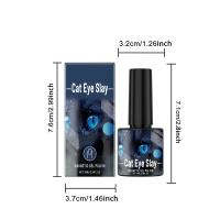 Esmalte de Uñas Azul Negro Duración Larga, Secado Rápido, Suave al Agua Arte de Uñas de Belleza - details 0