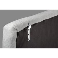 Cabeceros de Cama tapizados con Tejido Antimanchas, Estructura Madera Acolchado- Cabezal Dormitorio y Matrimonio Moderno Mod. Paris Todas Las Medidas y Colores (Rosa, 135 * 70) - details 8