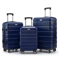 Maleta ABS universal rueda maleta conjunto de tres piezas maleta de embarque contraseña bolsa de carro - details 2