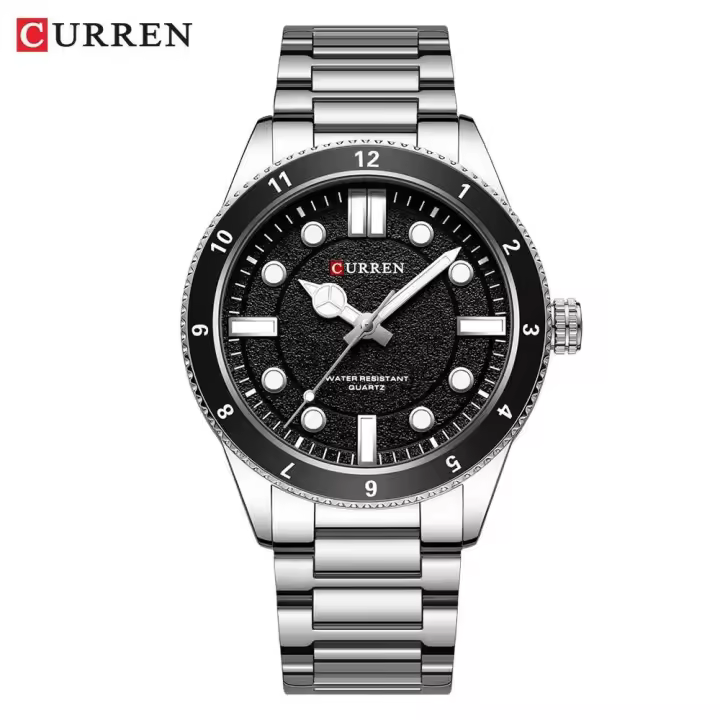 Reloj de Cuarzo CURREN 8450 Diseño de Lujo para Hombres Correa de Acero Inoxidable - 1