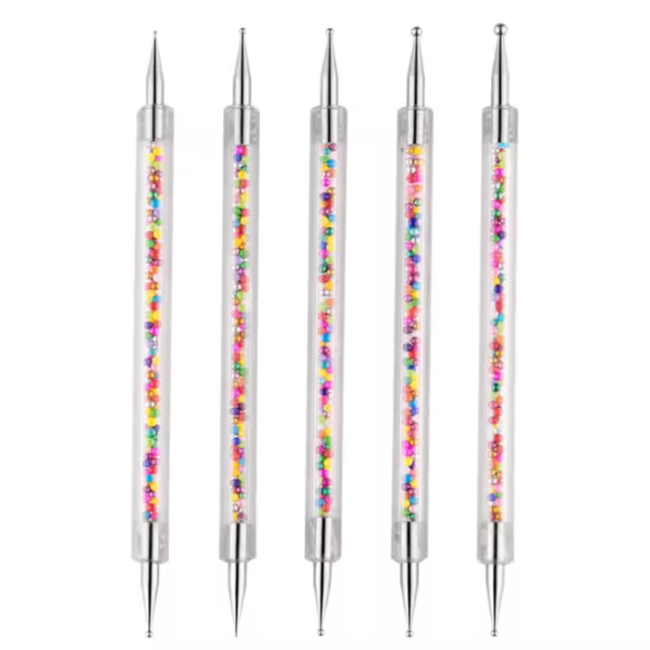 Lápiz para manicura y pedicura, herramienta de belleza para puntas de uñas, pulidor de dibujo y diamantes de imitación - 1