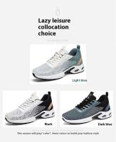 Primavera para hombre Nuevo para cojín Deportes Transpirable con cordones Zapatos para correr casuales con forro de malla - details 3