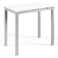 Color Negro/Plata - Material Cristal Templado/Metal 100/140 x 60 x 76 cm - details 2
