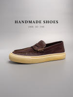Cuero lavado al agua, primera capa de cuero de vaca, zapatos de hombre hechos a mano, estilo vintage. - details 22