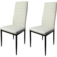 Pack de 2 Sillas de Comedor Tapizadas - Sillas Cocina Tapizadas - Pack Sillas Comedor (Blanco, 2) - details 0