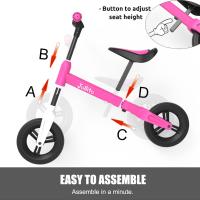 Bicicleta de Equilibrio para niños pequeños, Juguetes de Paseo para 18 Meses, Bicicleta de Entrenamiento Ligera sin Pedales con Rueda de 9 Pulgadas y Marco de Aluminio - details 16
