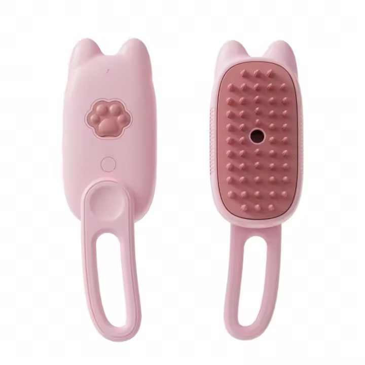 Cepillo de vapor para gatos, cepillo de vapor de silicona multifuncional 3 en 1 para perros, tecnología avanzada de niebla para desprendimiento y limpieza - 1
